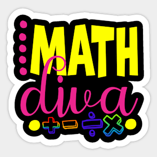 Math Diva Sticker